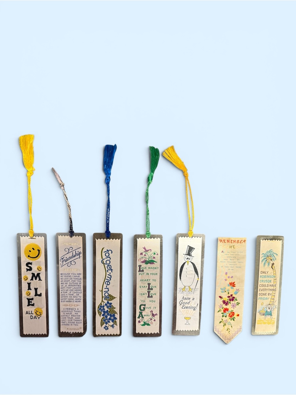 Vintage Woven Bookmarks You Choose Yours